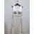 Šaty letní na ramínka dámské (S/M ONE SIZE) ITALSKÁ MÓDA IMPBB22B21841 white S / M