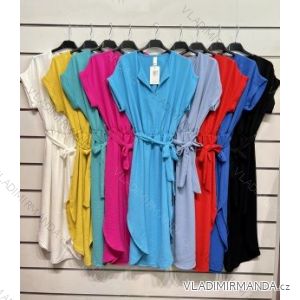 Šaty letní na ramínka dámské (S/M ONE SIZE) ITALSKÁ MÓDA IMPBB22B21841
