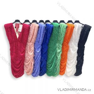 Women's Lace Sleeveless Summer Dress (S / M ONE SIZE) ITALIAN FASHION IMPHD224860-1