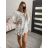 Cotton lace tunic 3/4 sleeve women (uni s / l) ITALIAN FASHION IMB22LILA