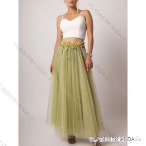 Summer long tulle summer skirt (S / M ONE SIZE) ITALIAN FASHION IMM22Q22197