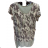 Oval Short Summer Short Sleeve Women's Camouflage Dress (S/M ONE SIZE) ITALIAN FASHION IMN22026