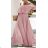 Women's Long Summer Carmen Dress (S/M ONE SIZE) ITALIAN FASHION IMWB22092