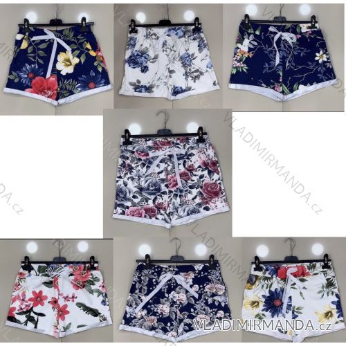 Women's Cotton Shorts (S/M ONE SIZE) ITALIAN FASHION IMWB22097