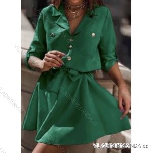 Summer Long Shirt Short Sleeve Women's Dress (S / M ONE SIZE) ITALIAN FASHION IMWB222483