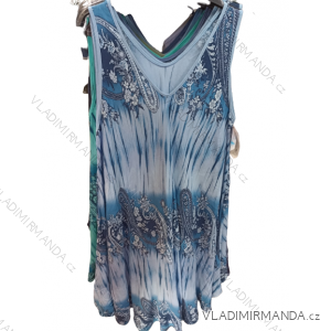 Women's Oversized Strappy Summer Dress (2XL/ 4XL ONE SIZE) ITALIAN FASHION IMB22160