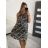 Summer dress with straps short women (S / M ONE SIZE) ITALIAN FASHION IMM22U7832 S/M Black