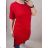 Classic Warm Long Sleeve Dress Women's (M / L ONE SIZE) ITALIAN FASHION IM42111803 dark pink XL/2XL