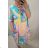 Women's Long Sleeve Dress Plus Size (XL / 2XL / 3XL ONE SIZE) POLISH FASHION PMLT22003