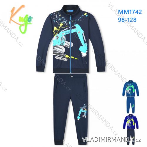 Long sleeve sweatshirt and sweatpants set for boys (98-128) KUGO JO9310