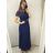Prom Dress Elegant Formal Short Sleeve Women's Plus Size (L/XL/2XL ONE SIZE) ITALIAN FASHION IMM22693/DU1 Burgundy