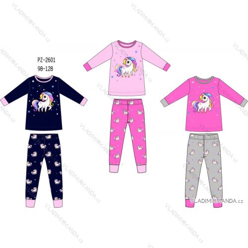 Pajamas long sleeve children's girls (98-128) SEASON SEZ22PZ-2601