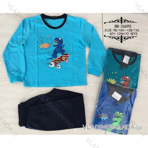 Pajamas Long Boys Cotton (98-134) N-FEEL BB-2669S