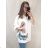 Long Oversize Short Sleeve Women's Plus Size Shirt (XL/2XL ONE SIZE) ITALIAN FASHION IMN22027