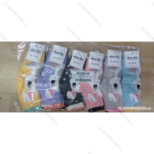 Children's socks for girls (24-27, 28-31, 32-35) AURA.VIA AURA22GNZ8713