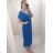 Maxi Long Oversized Summer Short Sleeve Dress Women's Plus Size (M / L / XL / 2XL ONE SIZE) ITALIAN FASHION IMM22MS55153