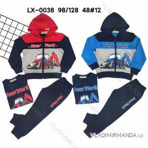 Set of children's boys' zip-up hoodie, sweatpants and T-shirt (98-128) ACTIVE SPORT ACT22LX-0038