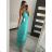 Women's long elegant tulle strapless dress (S/M ONE SIZE) ITALIAN FASHION IM922013