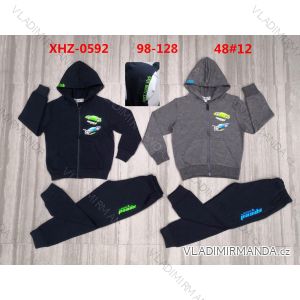 Set of hooded sweatshirt with zipper and sweatpants children's teen girls (116-146) ACTIVE SPORT ACT218P-7473