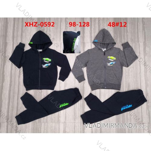 Set of hooded sweatshirt with zipper and sweatpants children's teen girls (116-146) ACTIVE SPORT ACT218P-7473