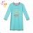 Long-sleeved night shirt for children, teenagers, girls (116-146) KUGO MN3773