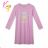 Long-sleeved night shirt for children, teenagers, girls (116-146) KUGO MN3773