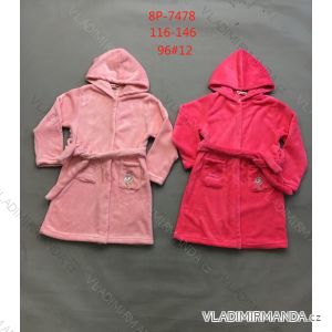 Hooded bathrobe children's youth girls (116-146) ACTIVE SPORT ACT228P-7478