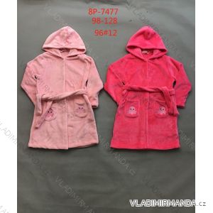 Hooded bathrobe for children's girls (98-128) ACTIVE SPORT ACT228P-7477