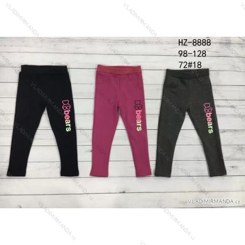 Girls' long leggings (98-128) ACTIVE SPORT ACT22HZ-8888