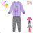 Girls' long pajamas (134-164) KUGO MP1764