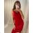 Long Satin Strapless Dress Dress Women's Length (S / M ONE SIZE) ITALIAN FASHION IMWG217277