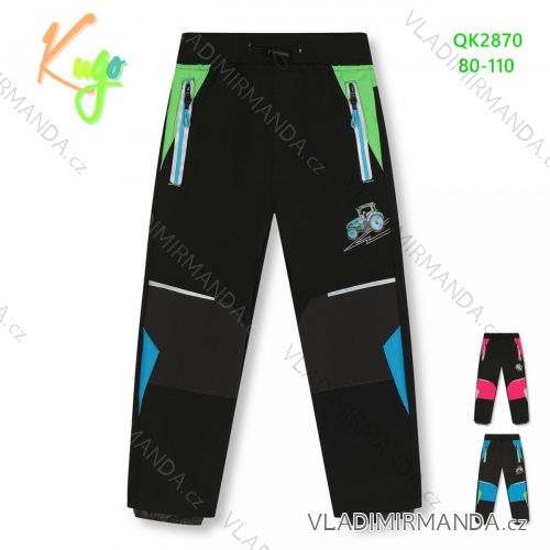 Winter pants insulated fleece baby infant girls and boys (98-128 KUGO HK1801