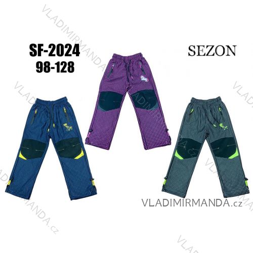 Warm softshell pants children's girls and boys (134-164) SEZON SEZ21SF-1930