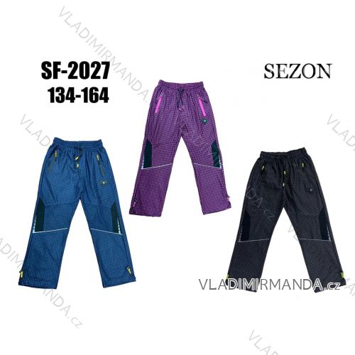 Warm softshell pants children's girls and boys (134-164) SEZON SEZ21SF-1930