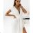 Women's Dress Long Straps Variable Tie (S/M/L/XL ONE SIZE) ITALIAN FASHION IMM223000HG - Fuchsia Pink - S/M