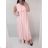 Women's Dress Long Straps Variable Tie (S/M/L/XL ONE SIZE) ITALIAN FASHION IMM223000HG - Fuchsia Pink - S/M