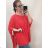 Tunic short sleeve women's oversized (4XL / 5XL ONE SIZE) ITALIAN FASHION IM422330