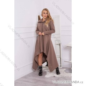 Insulated dress with longer sides of the mocha