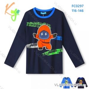 Sweater T-Shirt 3D Illustration Long Sleeve Kids' Teen Boys (116-146) KUGO S3139