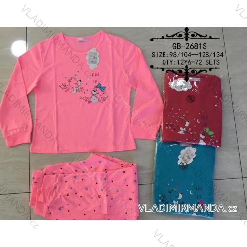 Pajamas long adolescent girls (134-170) VALERIE DREAM GB-8885