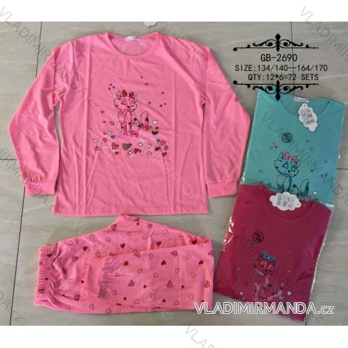 Pajamas long adolescent girls (134-170) VALERIE DREAM GB-8885