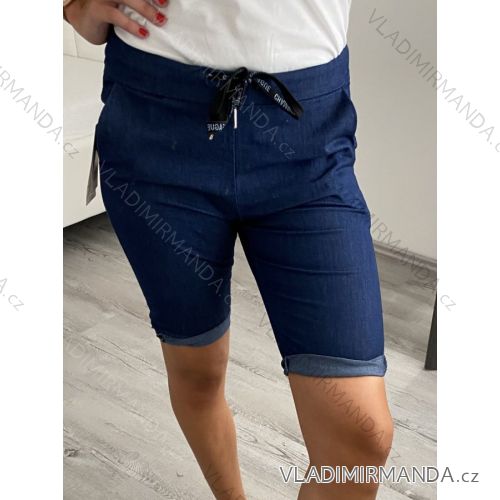 Shorts summer women's shorts (uni s / m) ITALIAN MODE IM919604 S/M Blue dark