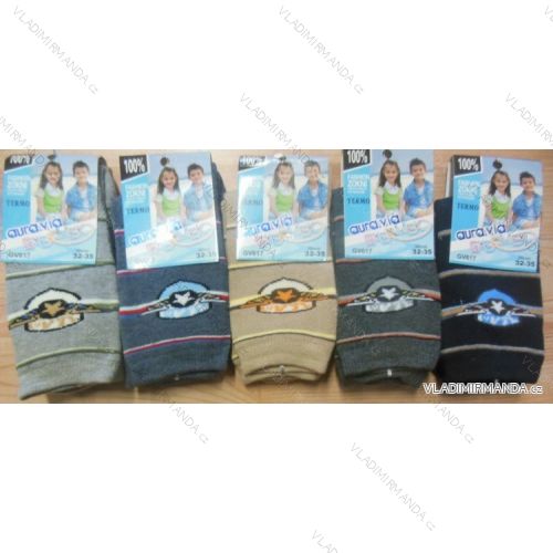 Socks warm thermo teen boys teen boys (24-35) AURA.VIA GV617
