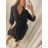 Women's oversized cotton long sleeve shirt (S / M ONE SIZE) ITALIAN FASHION IMWM221600