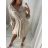Women's oversized cotton long sleeve shirt (S / M ONE SIZE) ITALIAN FASHION IMWM221600