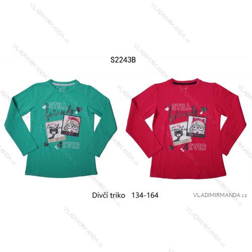 Sweatshirt outdoor spring baby girl (92-122) WOLF B2821