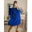 Women's Warm Long Sleeve Dress (L / XL ONE SIZE) ITALIAN FASHION IM422BETY red M / L