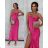 Sleeveless summer dress satin women's (uni s / m) ITALIAN MODE IM319199