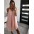 Elegant short-sleeved women's dress (uni s-m) ITALIAN FASHION IMM225969