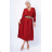 Women's Warm Long Sleeve Dress (L / XL ONE SIZE) ITALIAN FASHION IM421MIA